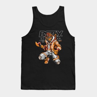 Fire Bear - Beastly Streetwear Tank Top